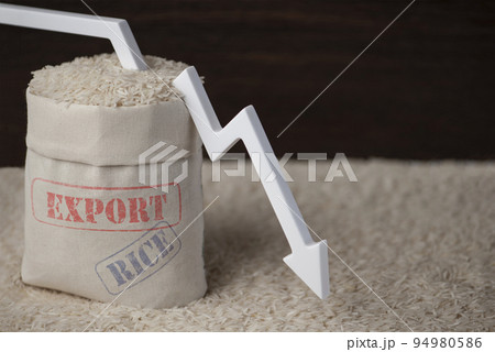 Rice export. Reducing the export of rice and cereals. World food crisis. Hunger and lack of food. Ban on the export of grain and agricultural products. 94980586