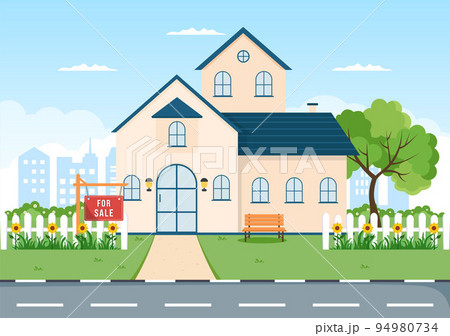 Land Broker Template Hand Drawn Cartoon Flat Illustration with Bridging Investors or Buyers and Sellers Agent for Buy, Rent and Sell Property Land Broker Template Hand Drawn Cartoon Flat Illustration with Bridging Investors or Buyers and Sellers Agent for Buy, Rent and Sell Property 94980734