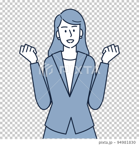 支持努力工作的人的職業女性 94981830