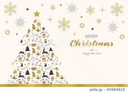 ツリーのクリスマスカード ツリーのクリスマスカード 94984820