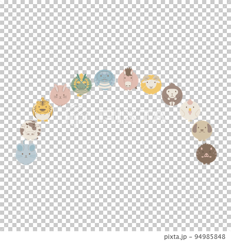 Illustration of the zodiac 94985848