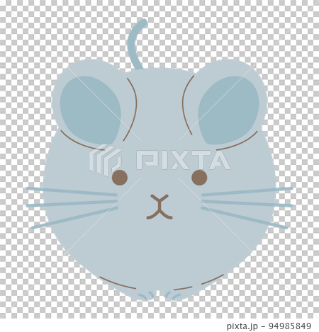Illustration of a round mouse 94985849