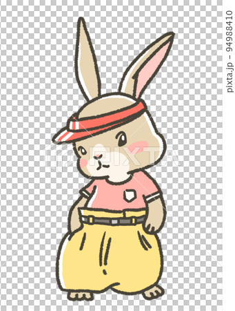 兔子擺姿勢的插圖 94988410