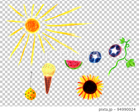 夏のイラスト 94990024