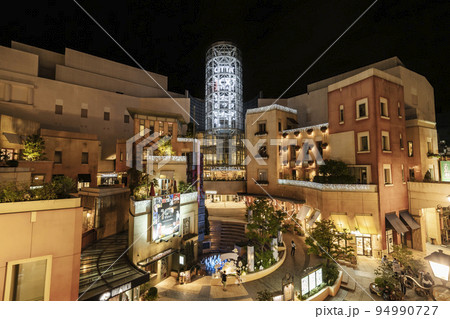 川崎　ラチッタデッラ　ガラスタワー100周年ver. ライトアップ【神奈川県・川崎市】 94990727