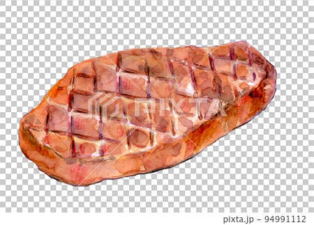 Steak watercolor illustration 94991112