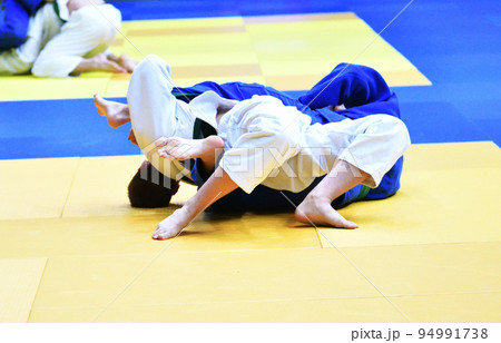 Two boys fighter compete in Judo 94991738