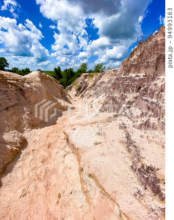 Nurn Sai Muang Kae Sand and rock formation in Nakhon si Thammarat, Thailand Nurn Sai Muang Kae Sand and rock formation in Nakhon si Thammarat, Thailand 94993163