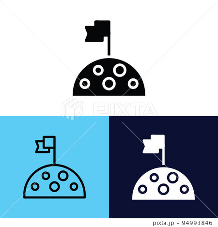 illustration vector and logo Flag Earth. sign from modern collection for mobile concept and web apps design. Nice design perfect. 94993846