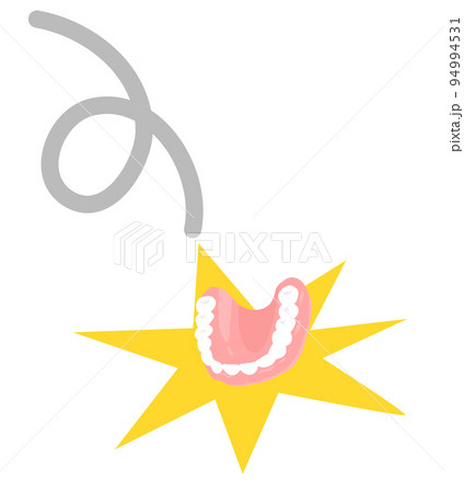 入れ歯　落下　落とす 94994531