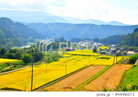 JR飯山線 横倉駅周辺の風景(長野県栄村)【2022.9】 JR飯山線 横倉駅周辺の風景(長野県栄村)【2022.9】 94996071