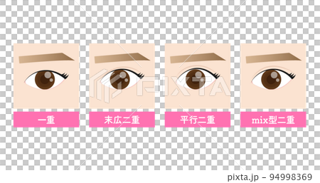 二重の種類 94998369