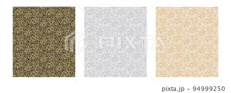 Geometric set of seamless colored patterns. Simpless vector graphics Geometric set of seamless colored patterns. Simpless vector graphics 94999250