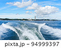 高速船から見る海と篠島 94999397