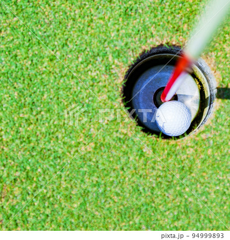 ゴルフ　ホールインワン　チップイン　【 ラッキー の イメージ 】　 94999893