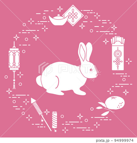 Chinese New Year Rabbit symbol 2023 calendar Chinese New Year Rabbit symbol 2023 calendar 94999974