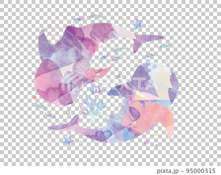 ファンタジーなジンベエザメデザイン ファンタジーなジンベエザメデザイン 95000315