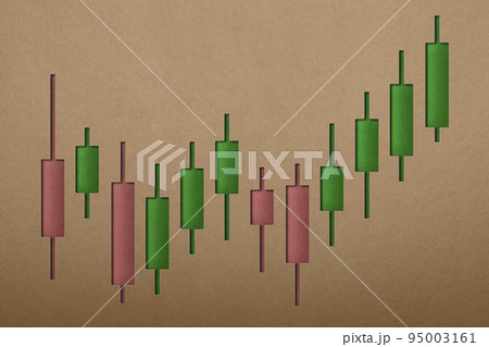 Financial chart, stock market growth charts or business investment market trading analysis 3d chart. Economy finance report, up candlestick chart. Financial chart, stock market growth charts or business investment market trading analysis 3d chart. Economy finance report, up candlestick chart. 95003161