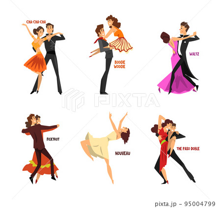Professional Dancer People Dancing Performing...のイラスト素材 [95004799] - PIXTA