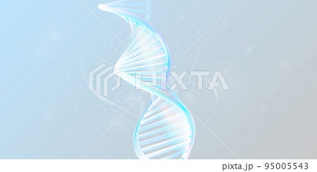 Abstract model of double helix structure of DNA. Abstract model of double helix structure of DNA. 95005543