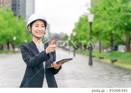 女性 建築 ヘルメット 女性 建築 ヘルメット 95006395