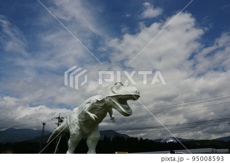 福井県勝山市 恐竜博物館とホワイト恐竜 福井県勝山市 恐竜博物館とホワイト恐竜 95008593