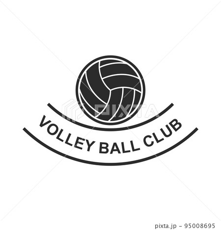 Volley ball logo vector Volley ball logo vector 95008695