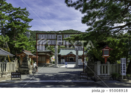 洲本 厳島神社 参道 兵庫県洲本市 洲本 厳島神社 参道 兵庫県洲本市 95008918