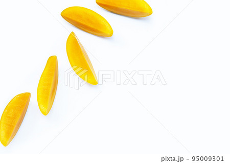 Tropical fruit, Mango on white background. Tropical fruit, Mango on white background. 95009301
