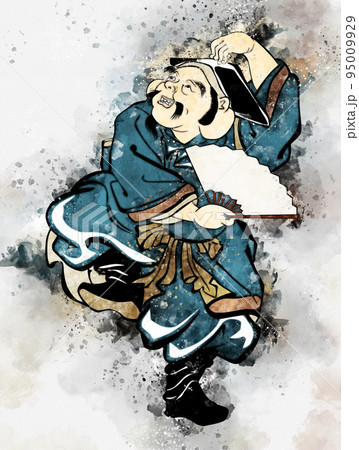 浮世絵 七福神 その28 水彩バージョン 浮世絵 七福神 その28 水彩バージョン 95009929