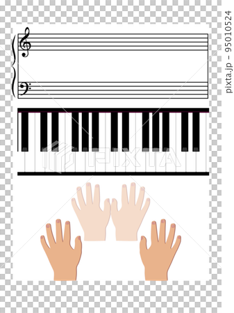 ピアノ運指表 ピアノ運指表 95010524