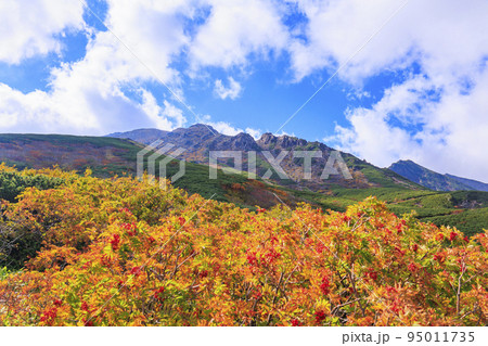 紅葉真っ盛りな御嶽山 ロープウェイ〜8合目 紅葉真っ盛りな御嶽山 ロープウェイ〜8合目 95011735