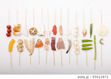 串カツ用の食材イメージ 串カツ用の食材イメージ 95012873