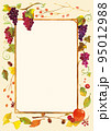 秋の飾り枠 95012988