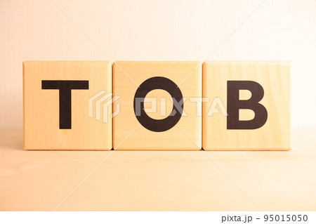 TOB(ティーオービー・株式公開買付)のイメージ(文字・アルファベットテキスト) TOB(ティーオービー・株式公開買付)のイメージ(文字・アルファベットテキスト) 95015050