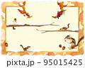 リスのカード 秋冬 95015425