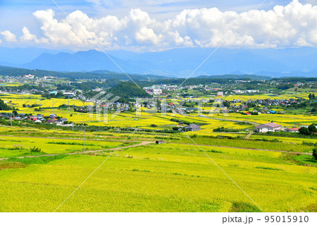 飯綱町(旧三水村~飯綱病院周辺)一帯を望む(長野県飯綱町)【2022.9】 飯綱町(旧三水村~飯綱病院周辺)一帯を望む(長野県飯綱町)【2022.9】 95015910