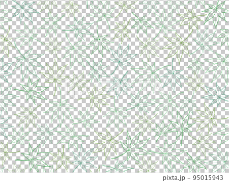 Maple background ④ (one side, green line drawing) Maple background ④ (one side, green line drawing) 95015943