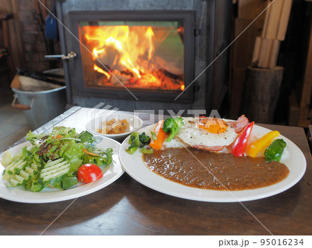 Forest Cafe Bearの野菜カレー　熊本県阿蘇郡小国町北里 95016234