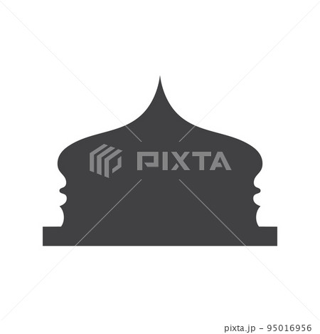 Mosque Window Vector Icon 95016956