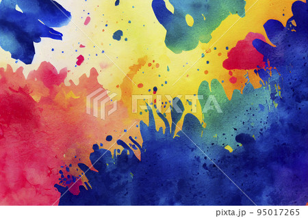 背景素材 カラフルな水彩テクスチャの背景 のイラスト素材