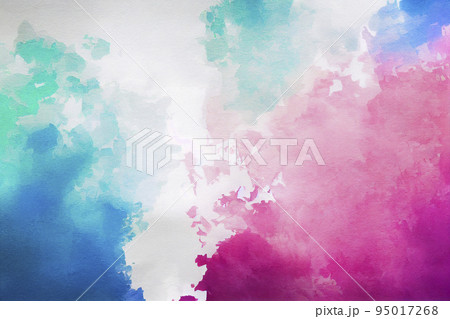 背景素材 カラフルな水彩テクスチャの背景 のイラスト素材