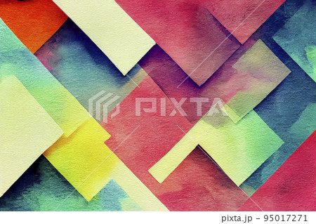 背景素材 カラフルな水彩テクスチャの背景 のイラスト素材