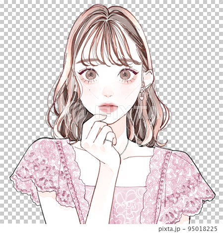 恋をしている女性 95018225