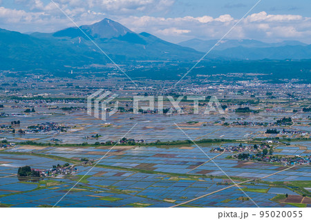 【春】只見線 会津盆地【新緑】 【春】只見線 会津盆地【新緑】 95020055