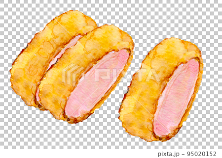 とんかつ 水彩イラスト とんかつ 水彩イラスト 95020152