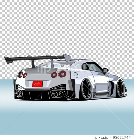 Sports car car illustration background 95021744