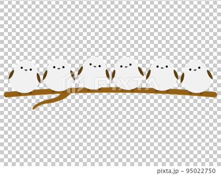 密集するシマエナガのアイコン 密集するシマエナガのアイコン 95022750