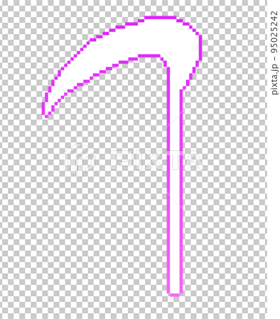 Shining sickle with dot picture (purple) Shining sickle with dot picture (purple) 95025242