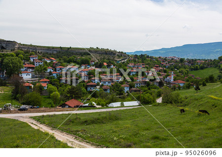トルコ　サフランボルの旧市街の街並み 95026096